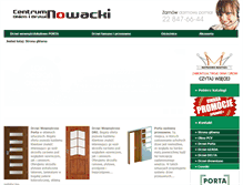 Tablet Screenshot of drzwi-porta.com